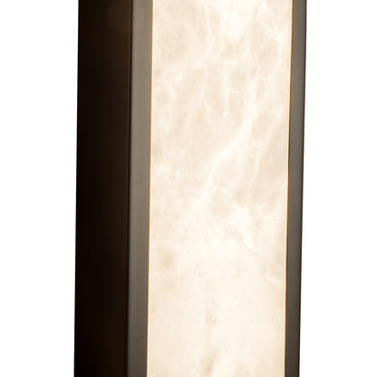 Kuzco Evelyn 16" Black Dimmable LED Bathroom, Matte Black/Alabaster