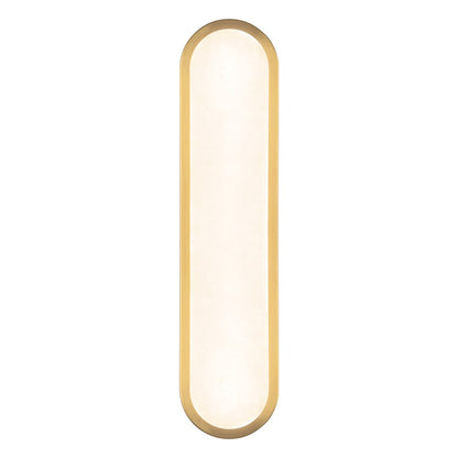 Kuzco Evelyn 22" Gold Dim LED Bathroom, Brushed Gold/Alabaster - WV653022BGAR