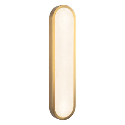 Kuzco Evelyn 22" Gold Dimmable LED Bathroom, Brushed Gold/Alabaster