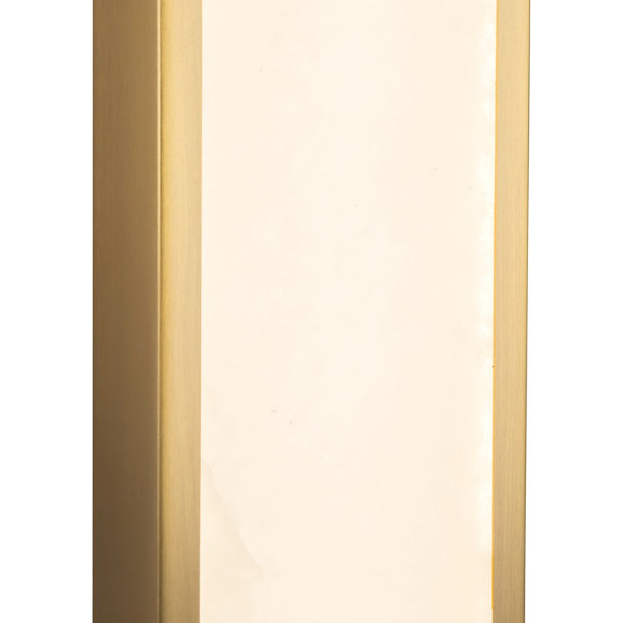 Kuzco Evelyn 22" Gold Dimmable LED Bathroom, Brushed Gold/Alabaster