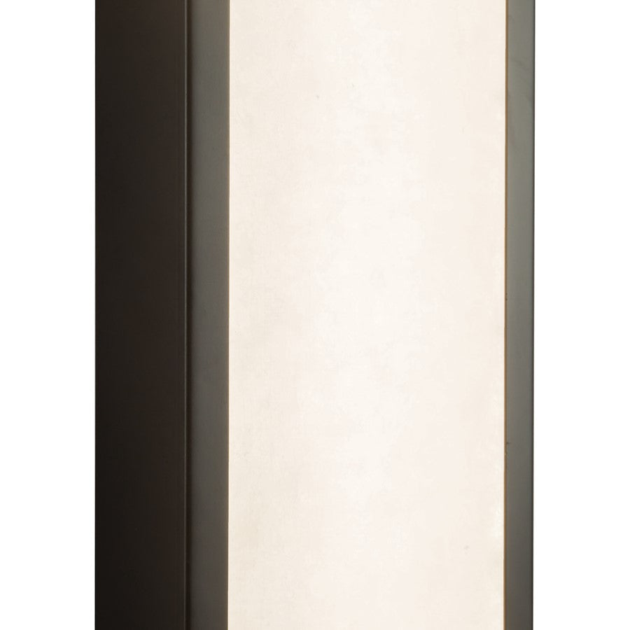 Kuzco Evelyn 22" Black Dimmable LED Bathroom, Matte Black/Alabaster