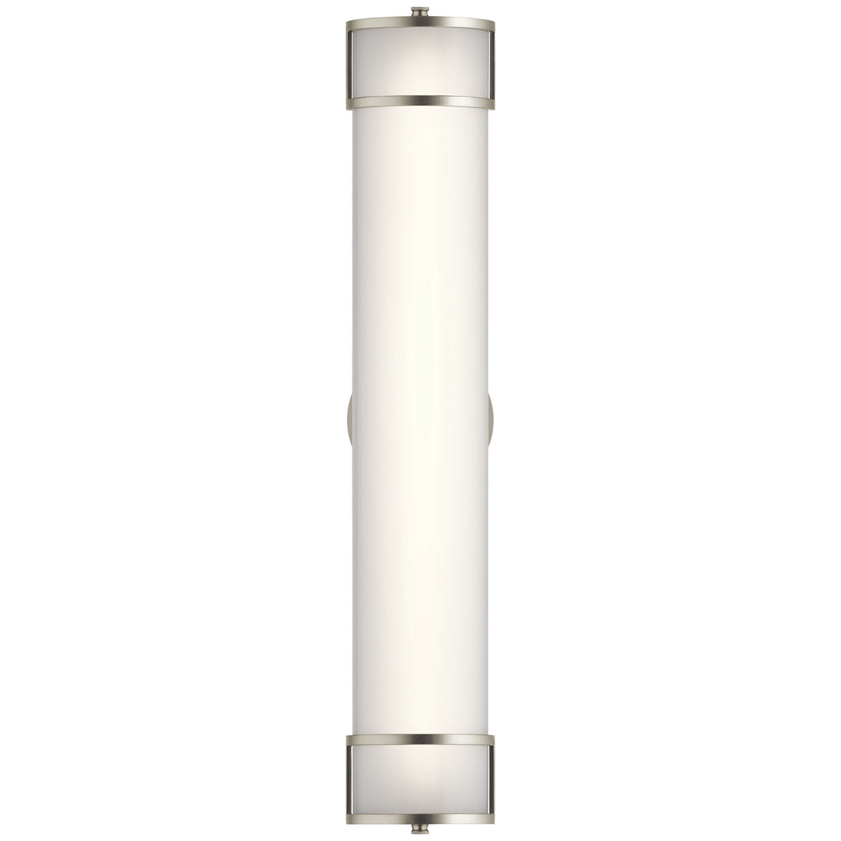 Kichler Linear Bath 24" LED, Brsh Nickel, White Text Polycarbonate