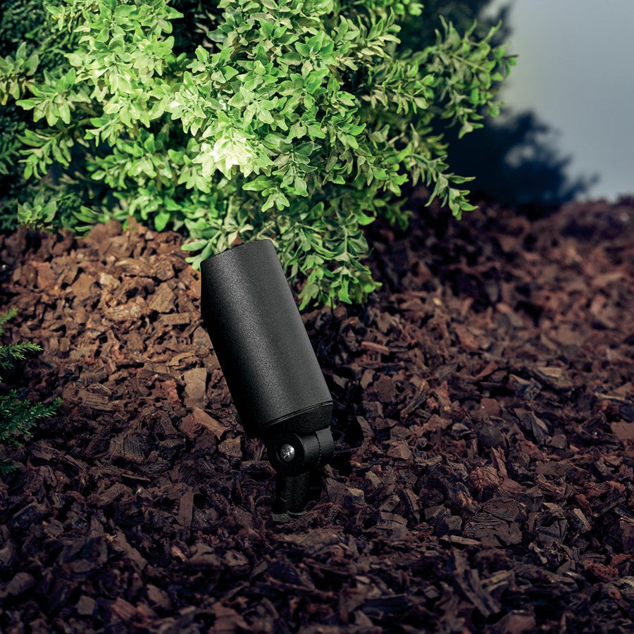 Kichler 6" Mini MR16 Accent Light, Black Brass