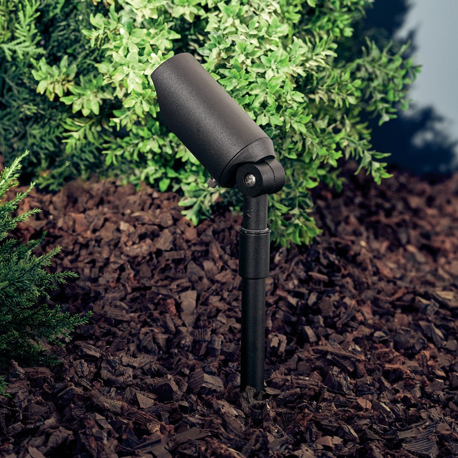 Kichler 6" Mini MR16 Accent Light, Black Brass