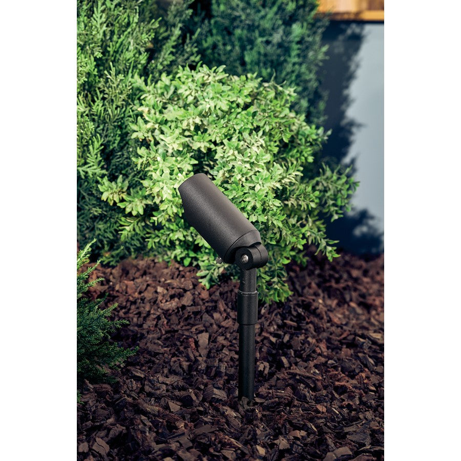 Kichler 6" Mini MR16 Accent Light, Black Brass