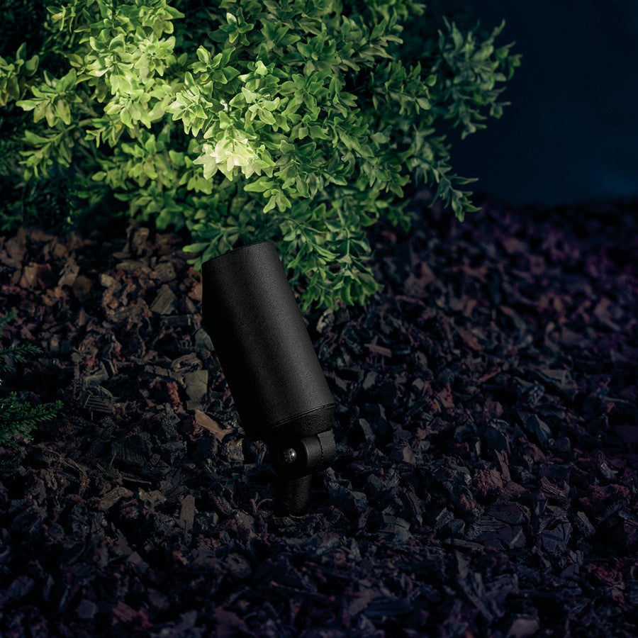 Kichler 6" Mini MR16 Accent Light, Black Brass