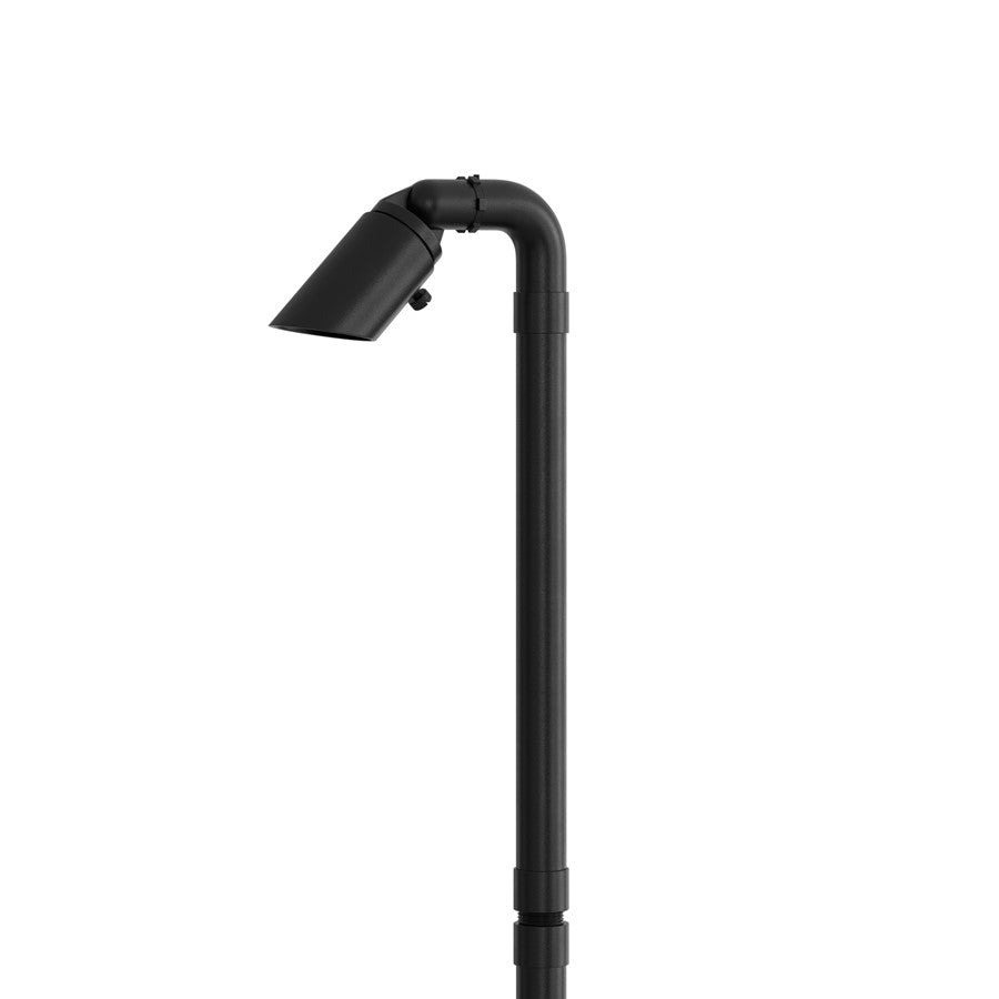 Kichler Long Cowl MR11 Accent Light, Black Brass/Clear Soda Lime