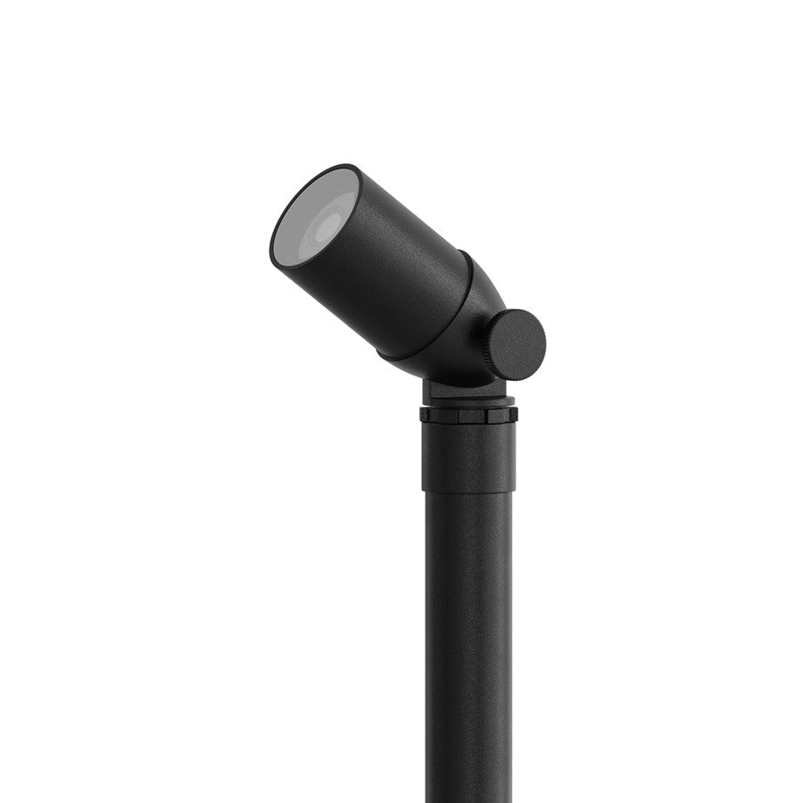 Kichler Long Cowl MR11 Accent Light, Black Brass/Clear Soda Lime