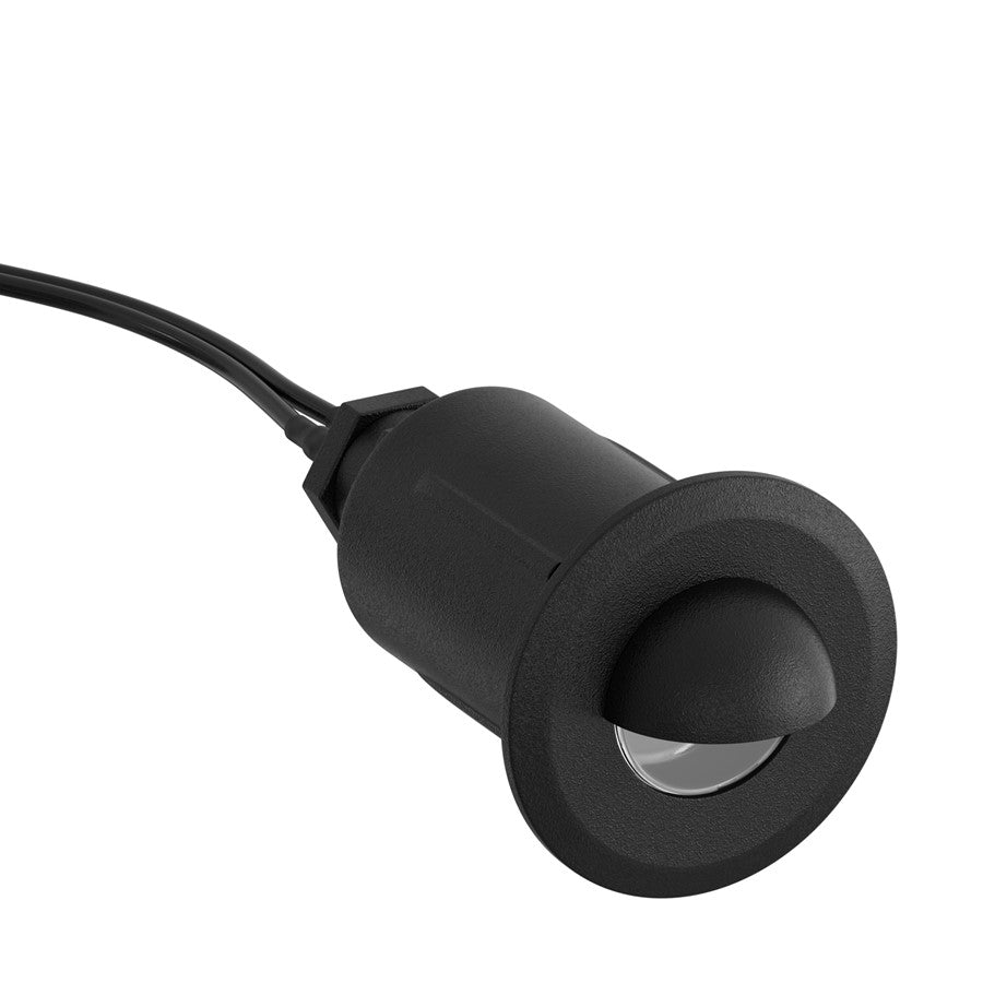 Kichler MR8 Recessed/Cowl, Black Brass/Clear Tempered Soda Lime - 15491BKB