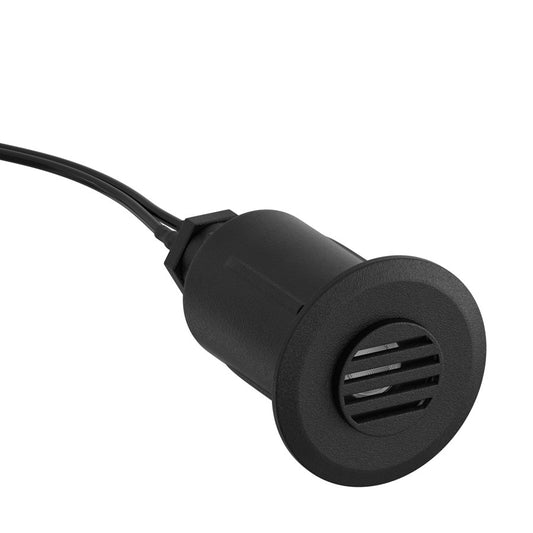 Kichler MR8 Recessed/Louvered Top, Black Brass/Tempered Soda Lime - 15492BKB