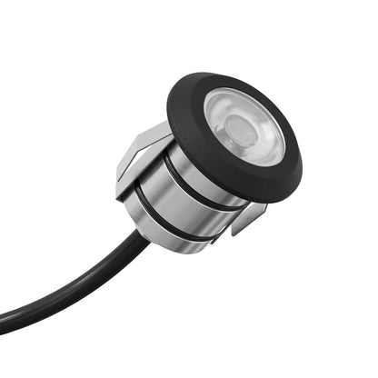 Kichler 100 Lumen LED Mini Recessed 3000K, Black Brass/Tempered