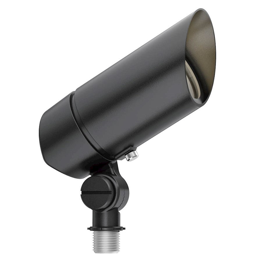 Kichler Landscape 6in 1-Light LED Accent Kit | Utilitarian Textured Black Cast Aluminum | Outdoor Landscape & Garden | 6 x 2 x 4 in | Model 16193BKT