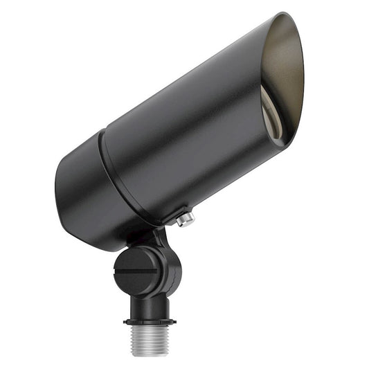 Kichler Landscape 6in 1-Light LED Accent Kit | Utilitarian Textured Black Cast Aluminum | Outdoor Landscape & Garden | 6 x 2 x 4 in | Model 16193BKT