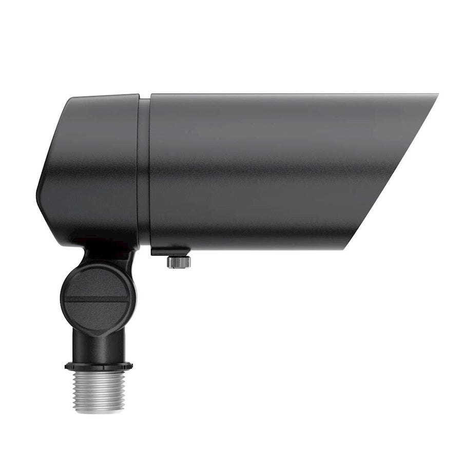 Kichler Landscape 6in 1-Light LED Accent Kit | Utilitarian Textured Black Cast Aluminum | Outdoor Landscape & Garden | 6 x 2 x 4 in | Model 16193BKT