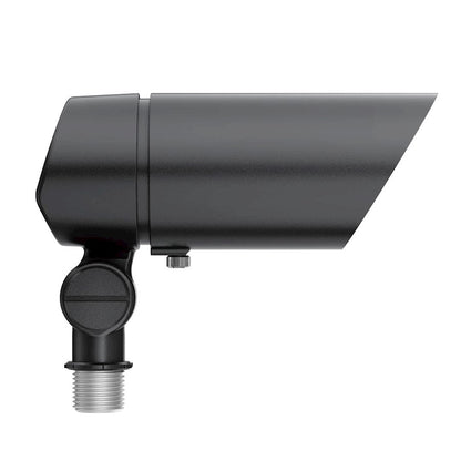 Kichler Landscape 6in 1-Light LED Accent Kit | Utilitarian Textured Black Cast Aluminum | Outdoor Landscape & Garden | 6 x 2 x 4 in | Model 16193BKT