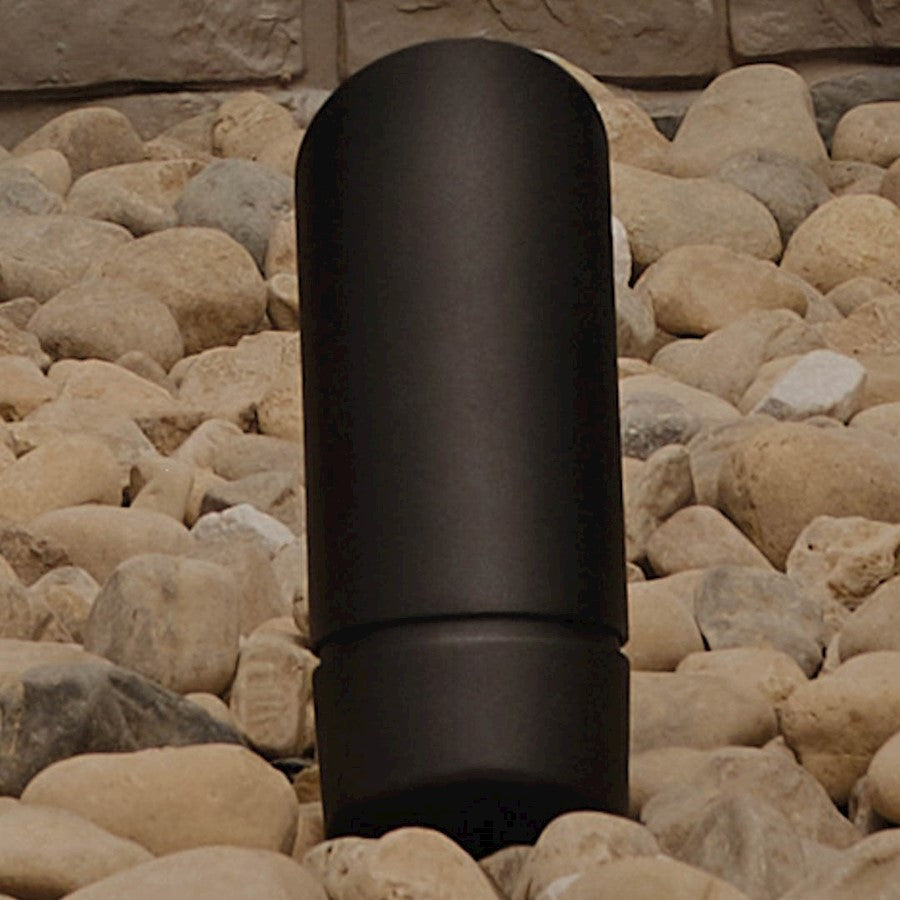 Kichler Landscape 6in 1-Light LED Accent Kit | Utilitarian Textured Black Cast Aluminum | Outdoor Landscape & Garden | 6 x 2 x 4 in | Model 16193BKT