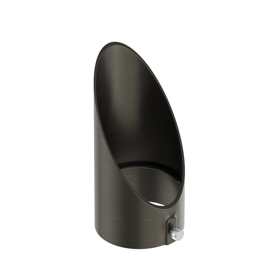 Kichler Varia Medium Long Cowl | Brass Centennial Brass Finish | Outdoor Landscape Accent | 5.25in H | Model 16295CBR
