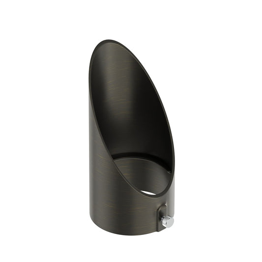 Kichler Varia Medium Long Cowl | Brass Centennial Brass Finish | Outdoor Landscape Accent | 5.25in H | Model 16295CBR