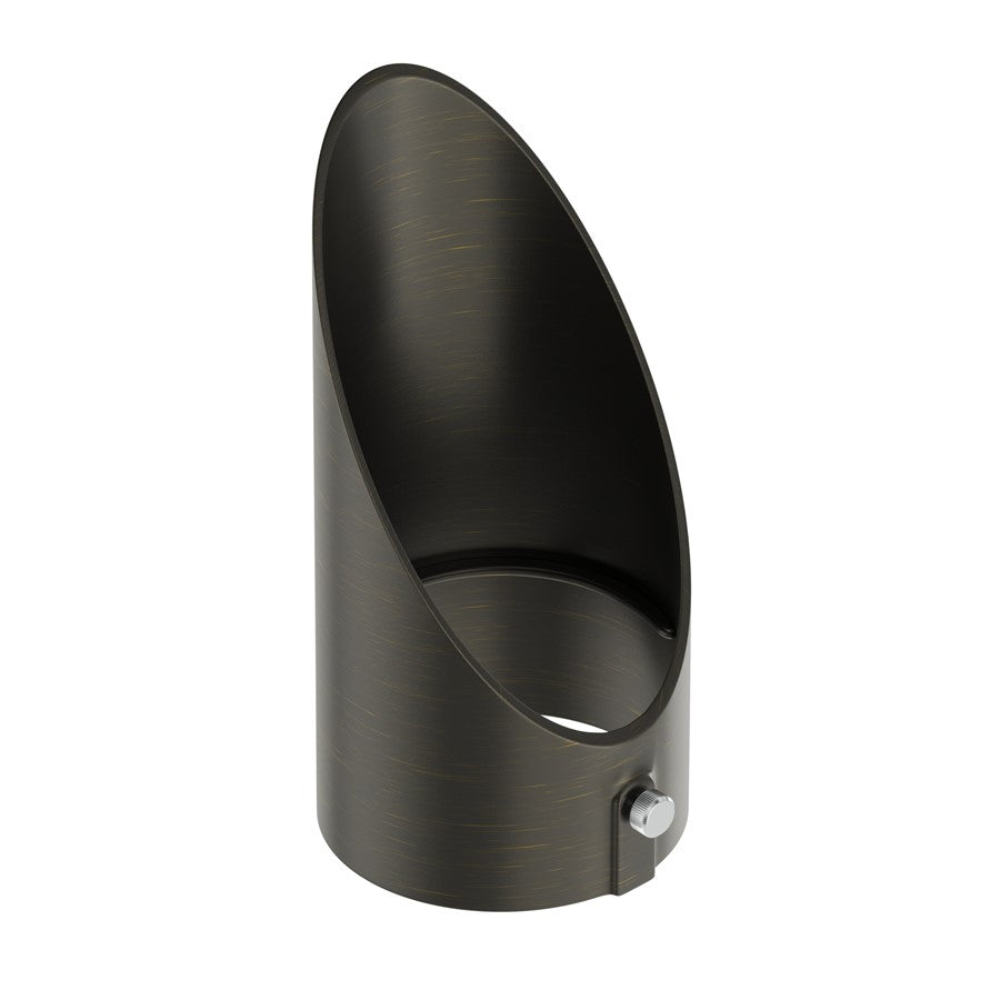 Kichler Varia Large Long Cowl | Centennial Brass Brass | Outdoor Accent Light Accessory | 6.25in H | Model 16296CBR