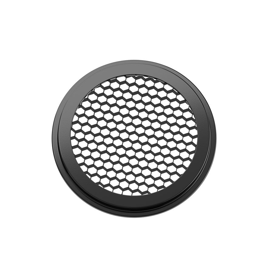 Kichler Varia Medium Hex Louver | Textured Black Plastic | Landscape Light Shield | 0.2 in H | Model 16297BK