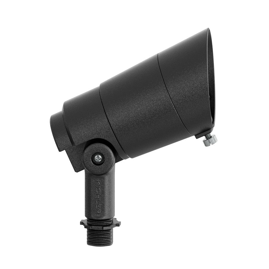 Kichler Integra 200 Lm 35 Degrees Accent Light | Textured Black Aluminum | Landscape & Accent Lighting | 5.14 x 2.59 x 4.38 in | Model 16300BKT30