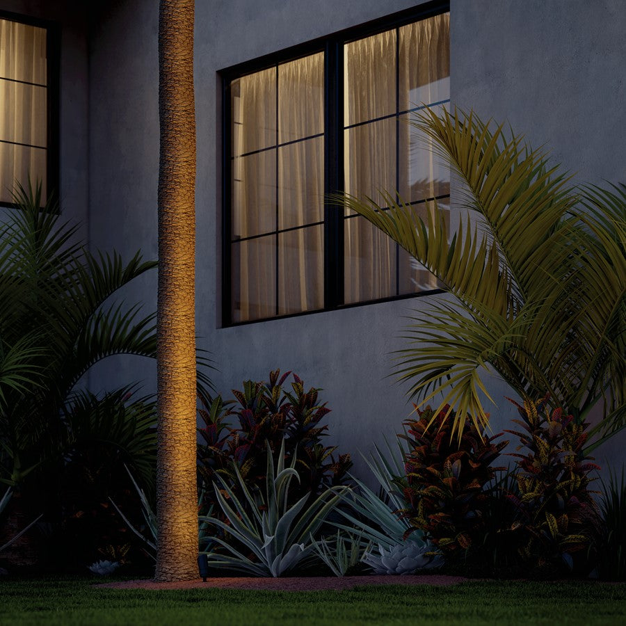 Kichler Integra 200 Lm 35 Degrees Accent Light | Textured Black Aluminum | Landscape & Accent Lighting | 5.14 x 2.59 x 4.38 in | Model 16300BKT30