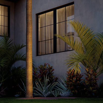 Kichler Integra 5in Accent Light | Textured Black Aluminum | Wet Location Landscape & Accent | 375 Lumens 3000K 3.5W LED | Model 16303BKT30