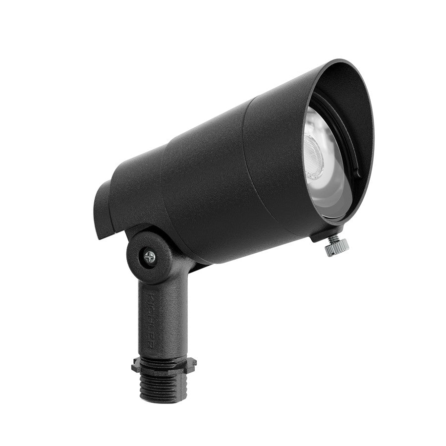 Kichler Integra 5in 600 Lm 35° Accent Light | Textured Black Aluminum | Indoor & Covered Patio | 600 Lumens, 2700K, Dimmable | Model 16304BKT27