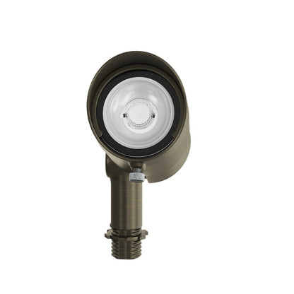 Kichler Integra 600lm 35° Accent Light | Brass Centennial Brass | Landscape & Pathway | 5.14 x 2.59 x 4.38 in | Model 16304CBR27