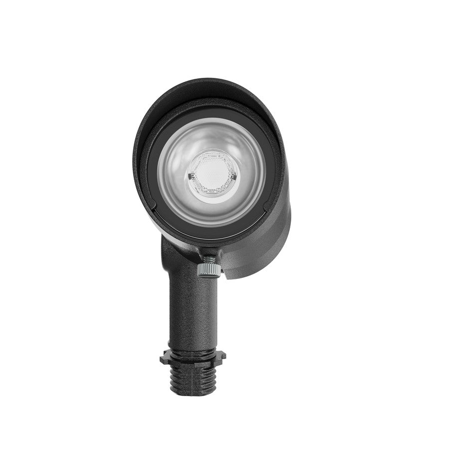 Kichler Integra 5in 600lm Accent Light | Modern Textured Black Aluminum | Outdoor Landscape & Accent | 5 x 3 x 4 in, Wet Location | Model 16305BKT30