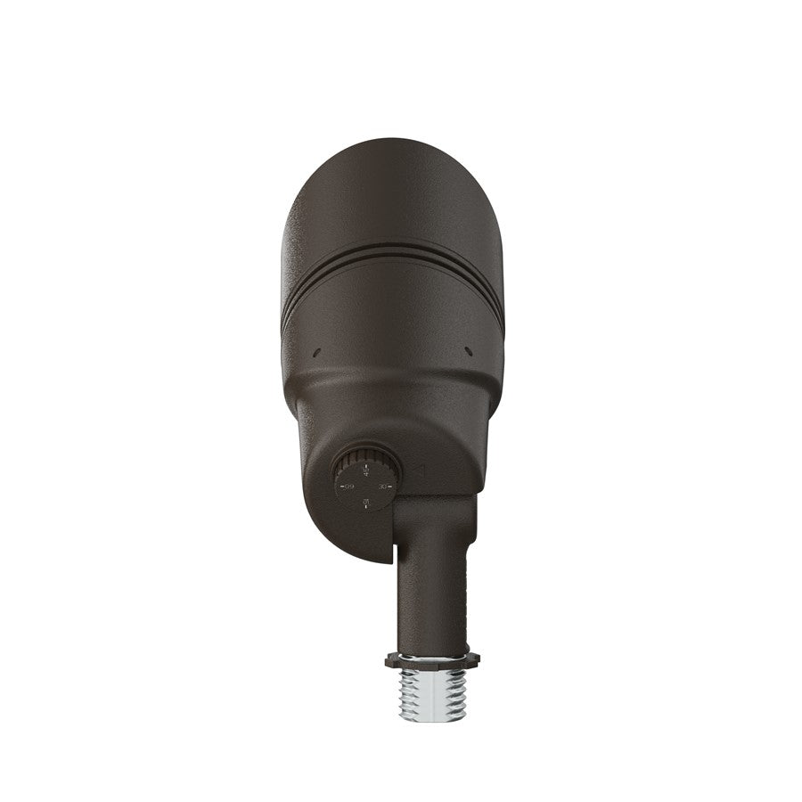 Kichler Varia 6in Medium Adj. Accent Light | Textured Architectural Bronze Aluminum | Wet Location Landscape & Accent | Model 16311AZT