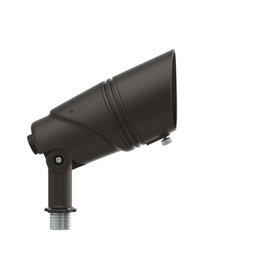 Kichler Varia 6in Medium Adj. Accent Light | Textured Architectural Bronze Aluminum | Wet Location Landscape & Accent | Model 16311AZT