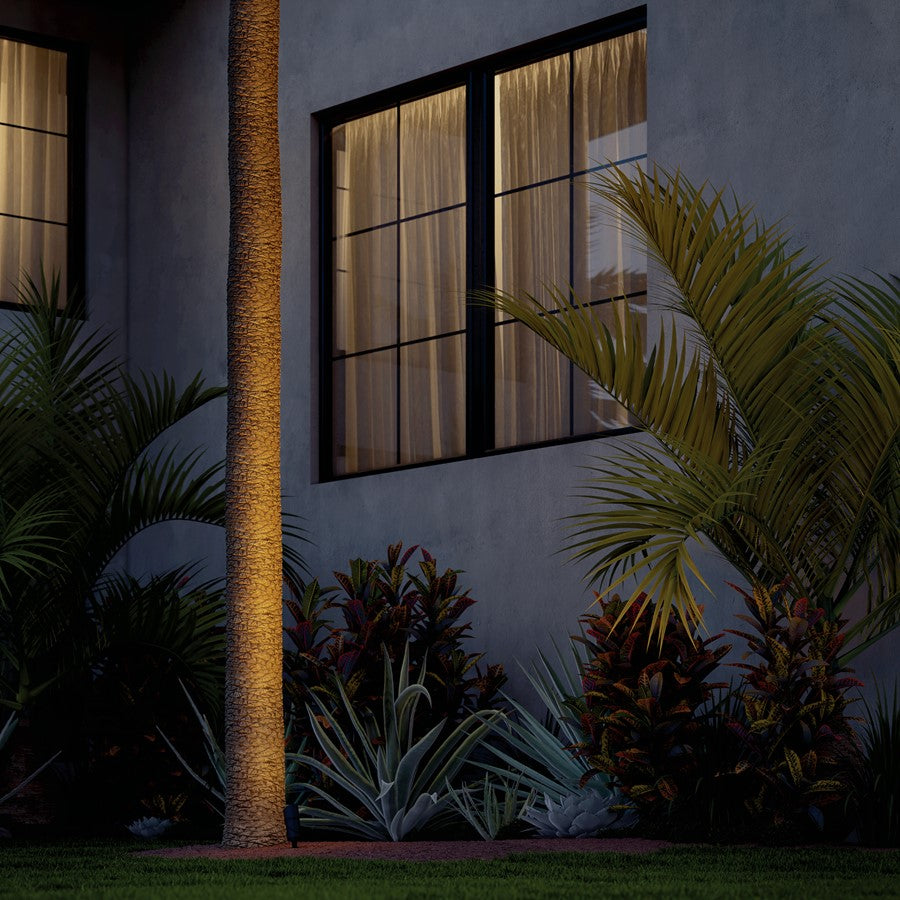 Kichler Varia 6in Adjustable Integrated Accent Light | Textured Black Aluminum | Indoor & Covered Patio | 600 Lumens, 2700/3000K | Model 16311BKT