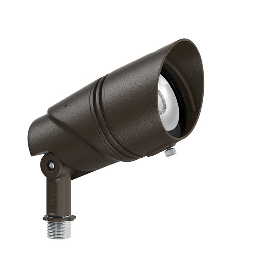 Kichler Varia 7in Large Adj. Accent Light | Textured Architectural Bronze Aluminum | Wet Location Landscape & Accent | 7 x 4 x 3 in | Model 16312AZT