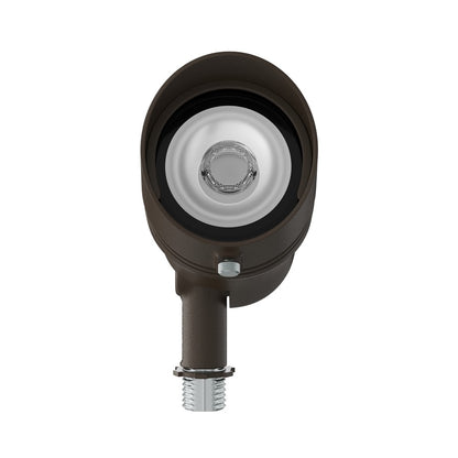 Kichler Varia 7in Large Adj. Accent Light | Textured Architectural Bronze Aluminum | Wet Location Landscape & Accent | 7 x 4 x 3 in | Model 16312AZT