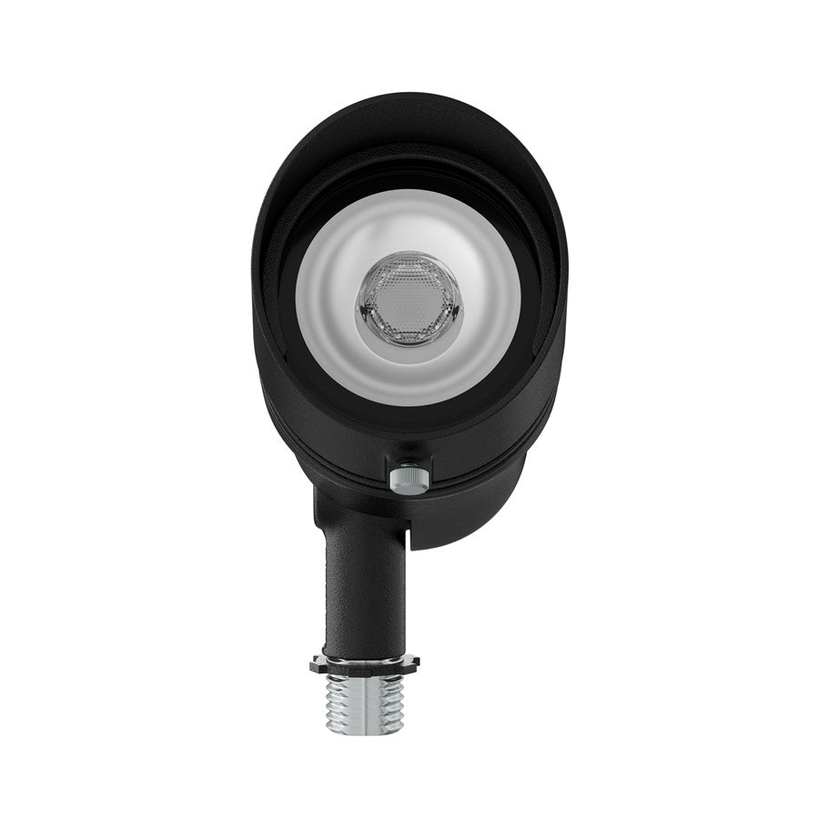 Kichler Varia 7in 1-Light Accent Light | Textured Black Aluminum | Landscape & Outdoor Accent | 1200 Lm Selectable CCT Dimmable LED | Model 16312BKT
