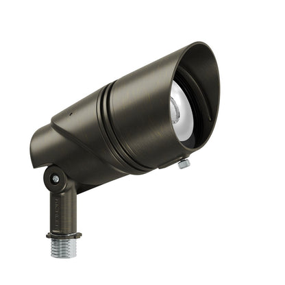 Kichler Varia Large Adj. Accent Light | Centennial Brass Brass | Indoor & Outdoor Wet Locations | 7 x 4 x 3 in | Model 16312CBR