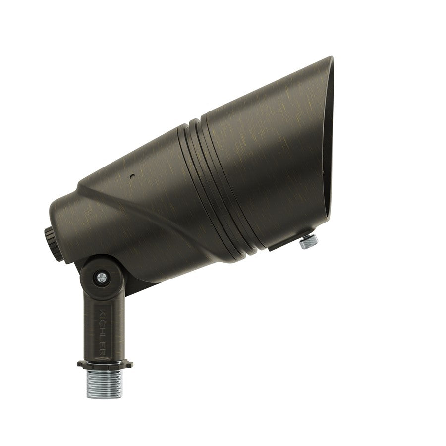 Kichler Varia Large Adj. Accent Light | Centennial Brass Brass | Indoor & Outdoor Wet Locations | 7 x 4 x 3 in | Model 16312CBR