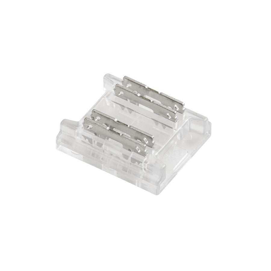 Kichler COB Tunable Tape to Tape Crimp Connectors | Clear Plastic Connector | Under Cabinet & Shelf Lighting | Model 1CTCOBTTCLR