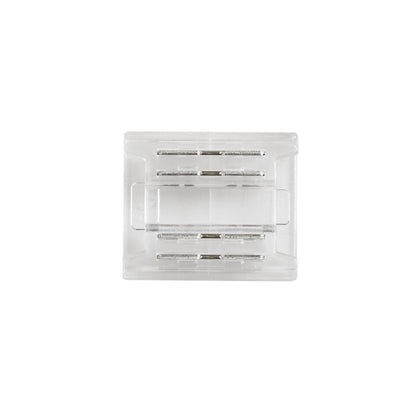 Kichler COB Tunable Tape to Tape Crimp Connectors | Clear Plastic Connector | Under Cabinet & Shelf Lighting | Model 1CTCOBTTCLR