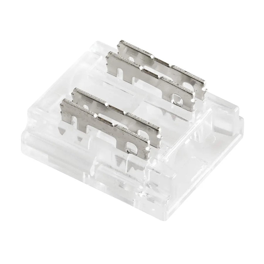Kichler COB Tunable Tape to Wire Crimp Connectors | Clear Plastic | Under Cabinet & Shelf Lighting Accessories | Model 1CTCOBTWCLR