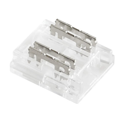 Kichler COB Tunable Tape to Wire Crimp Connectors | Clear Plastic | Under Cabinet & Shelf Lighting Accessories | Model 1CTCOBTWCLR