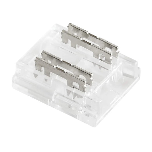 Kichler COB Tunable Tape to Wire Crimp Connectors | Clear Plastic | Under Cabinet & Shelf Lighting Accessories | Model 1CTCOBTWCLR