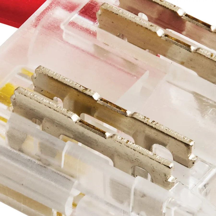 Kichler Tunable Dry Tape Accessories COB Tape to Supply Lead Crimp Connector | Clear Plastic | Dry Locations | 72in Lead Wire | Model 1CTCOBTWSCLR