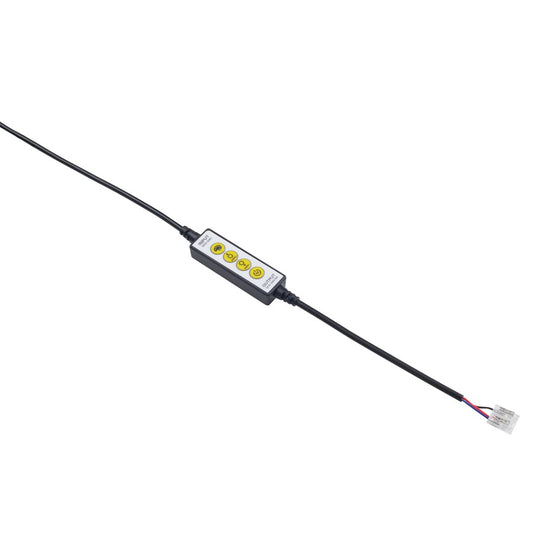 Kichler Tunable In-line Controller | Black Plastic | CCT Tuning & Dimming for Dry Tape Light | 2.25 x 0.75 x 0.5 in | Model 1TUNLCTRBK