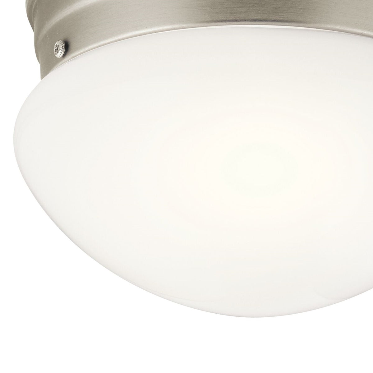 Kichler One Light Flush Mount, Brushed Nickel, Set of 12