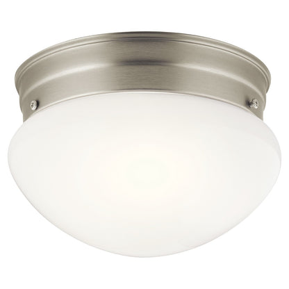 Kichler One Light Flush Mount, Brushed Nickel, Set of 12