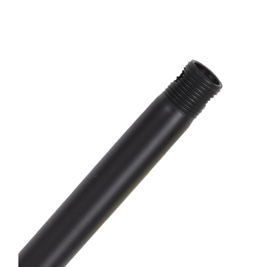 Kichler 12in Stem Extension | Black Steel Lighting Accessory | Ceiling Fixture Downrod | 12 x 0.75 in | Model 2995BK