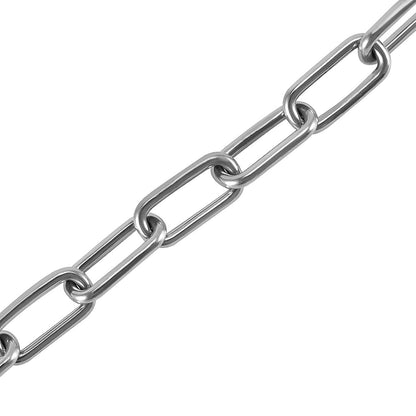 Kichler 36in Standard Gauge Chain | Flat Grey Steel Finish | Ceiling Fan & Lighting Accessory | 36 x 1 in | Model 2996GR