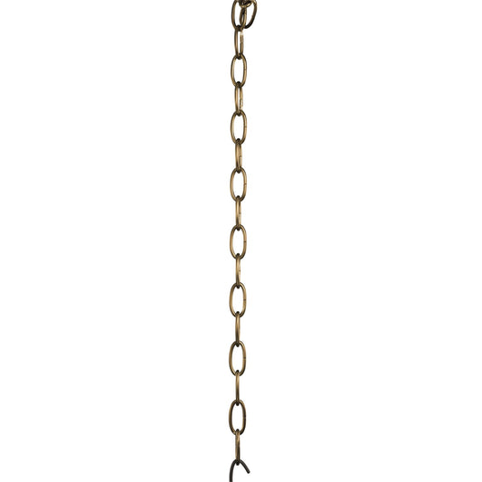 Kichler 36in Standard Gauge Chain | Satin Bronze Steel Lighting Accessory | Model 2996SB